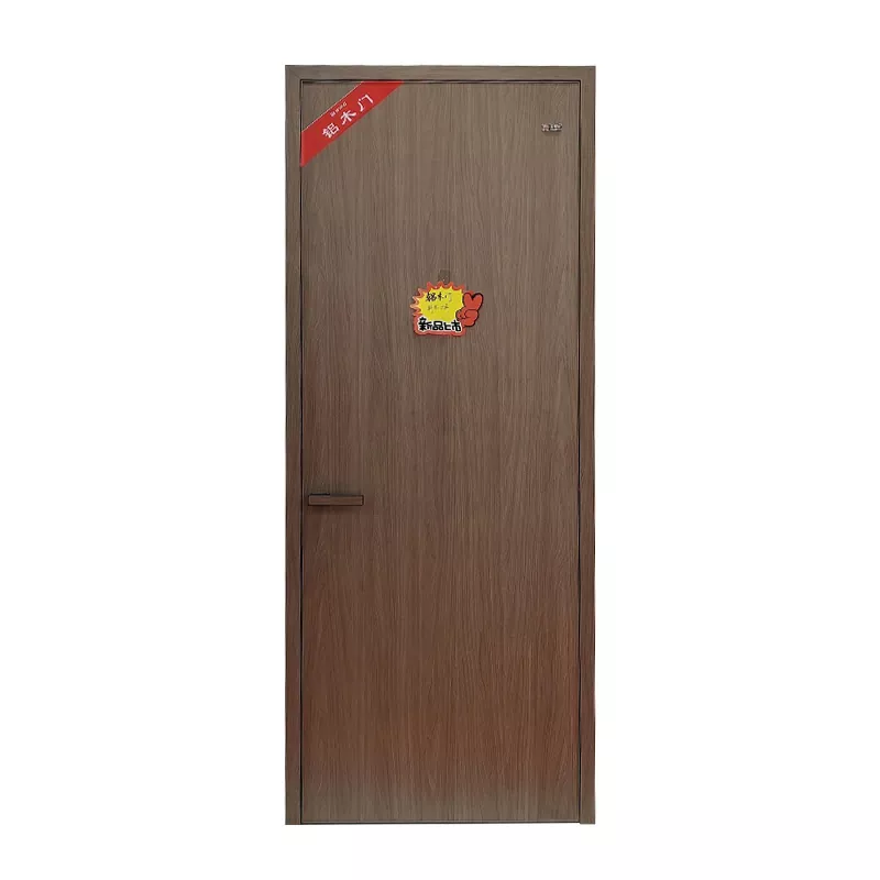 Drzwi drewniane pokryte aluminium